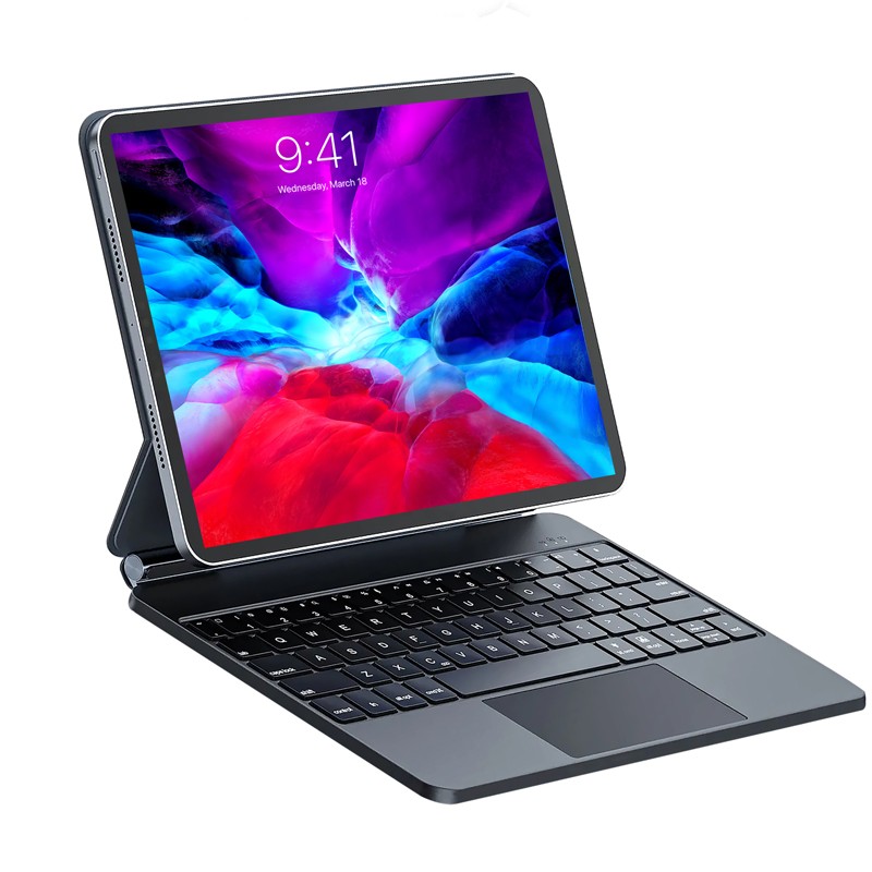 Como o Tablet Magic Keyboard melhora a produtividade?