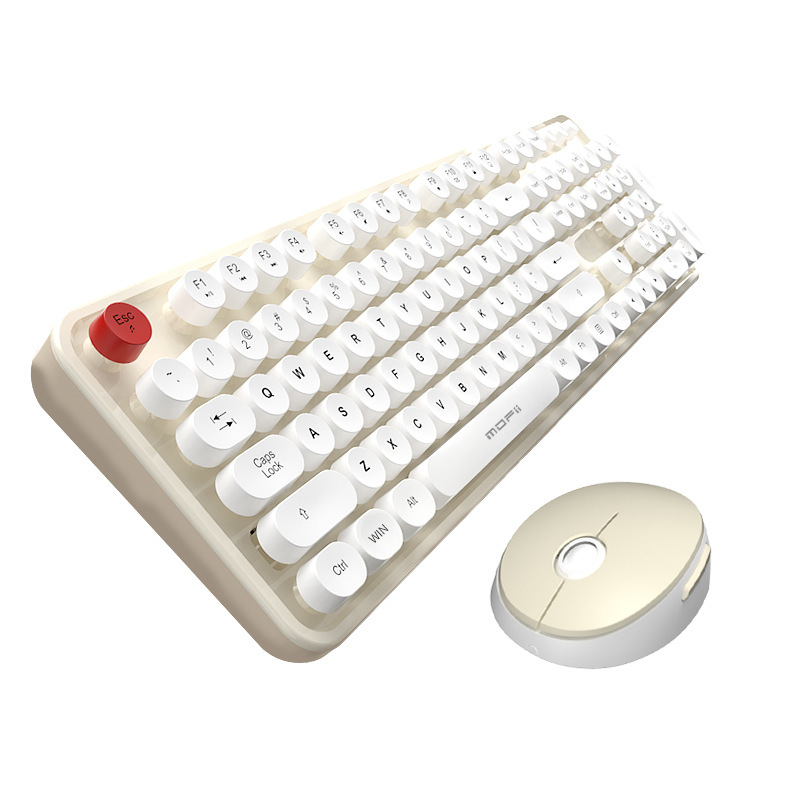 Conjunto de teclado e mouse sem fio para escritório doméstico